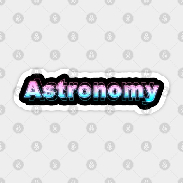 Astronomy Sticker by Sanzida Design